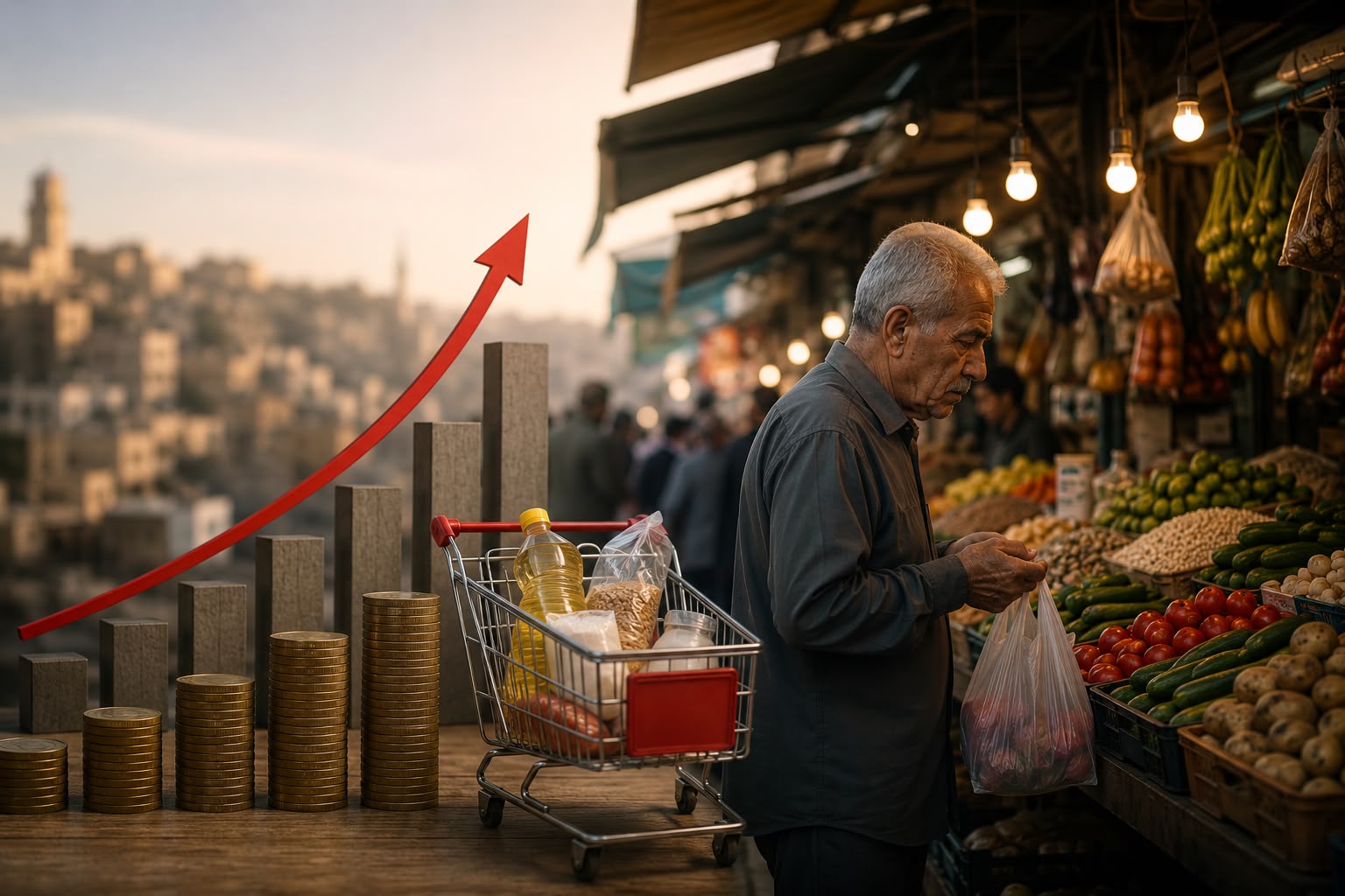 الأردن بين أرقام التضخم وواقع الأسواق ..  هل تمت السيطرة على موجة الغلاء فعلاً؟