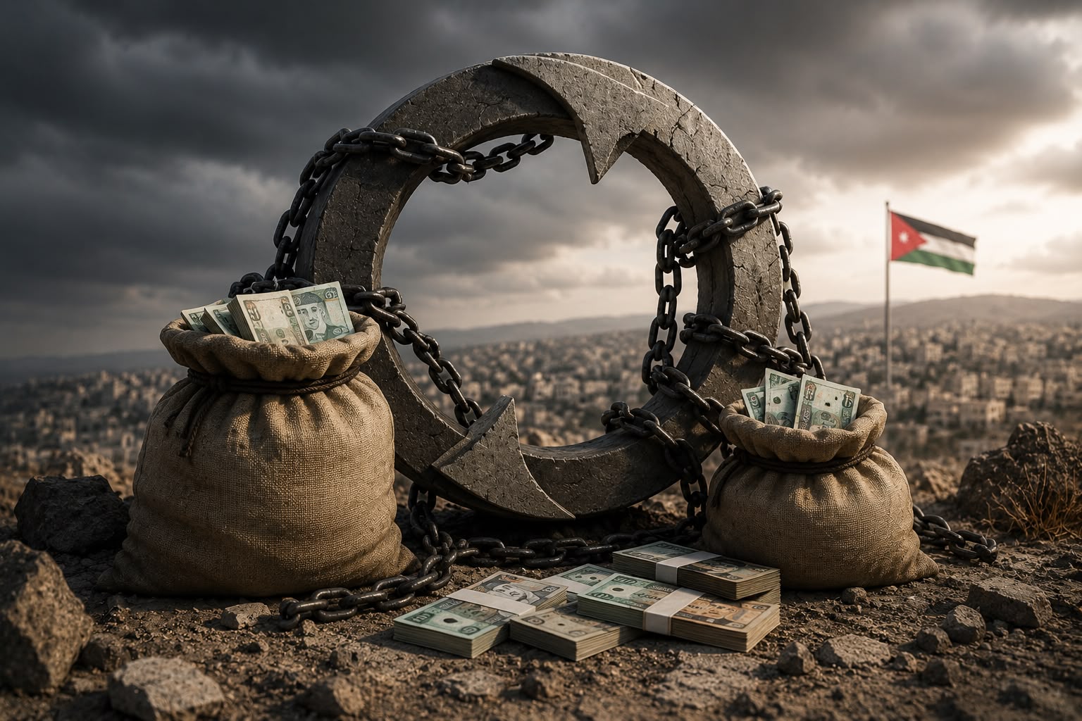 2.1 مليار دينار اقتراض مقابل 1.25 مليار سداد ..  هل يدور الأردن في حلقة الديون؟