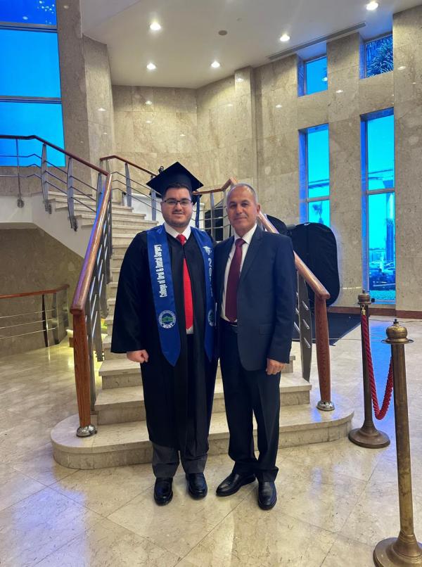 الدكتور مهدي خالد محمد عبدالرحيم الحياري  ..  مبارك التخرج