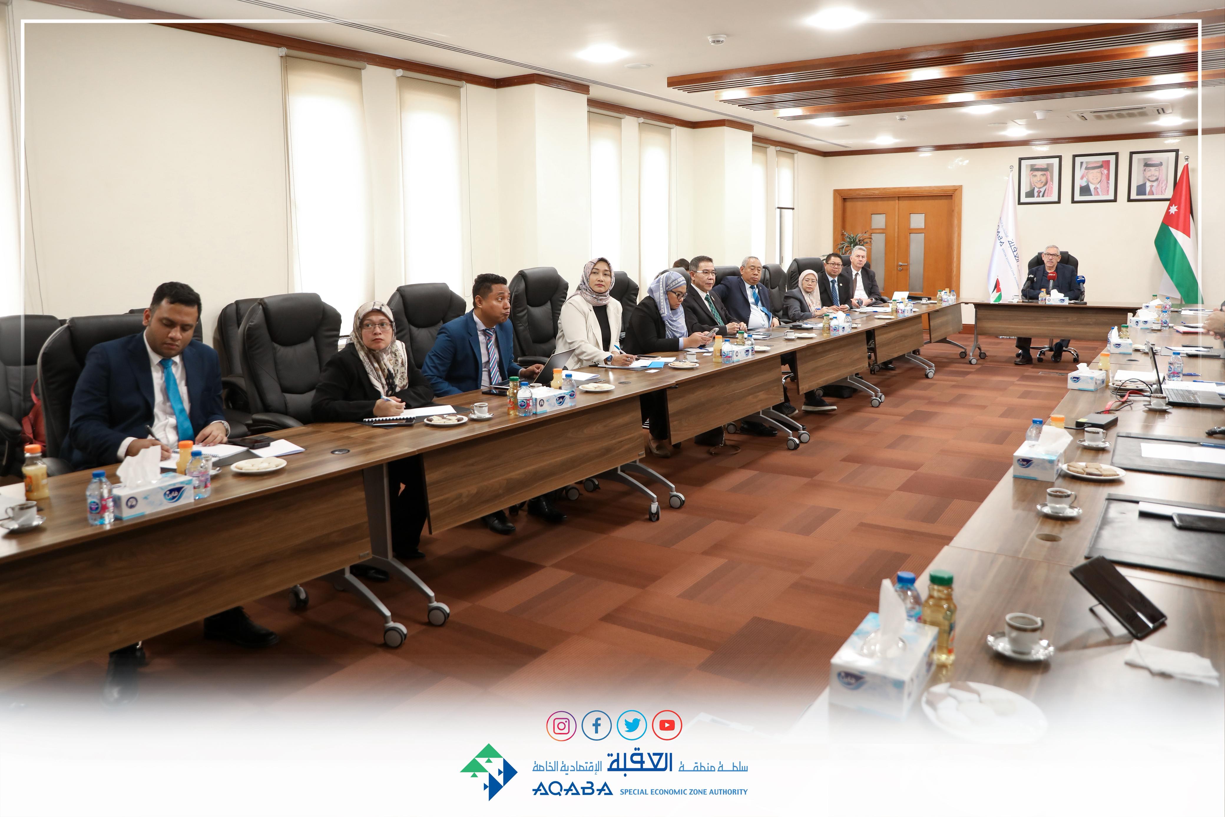 رئيس العقبة الخاصة يلتقي سفراء رابطة دول جنوب شرق آسيا و السفير الاسترالي