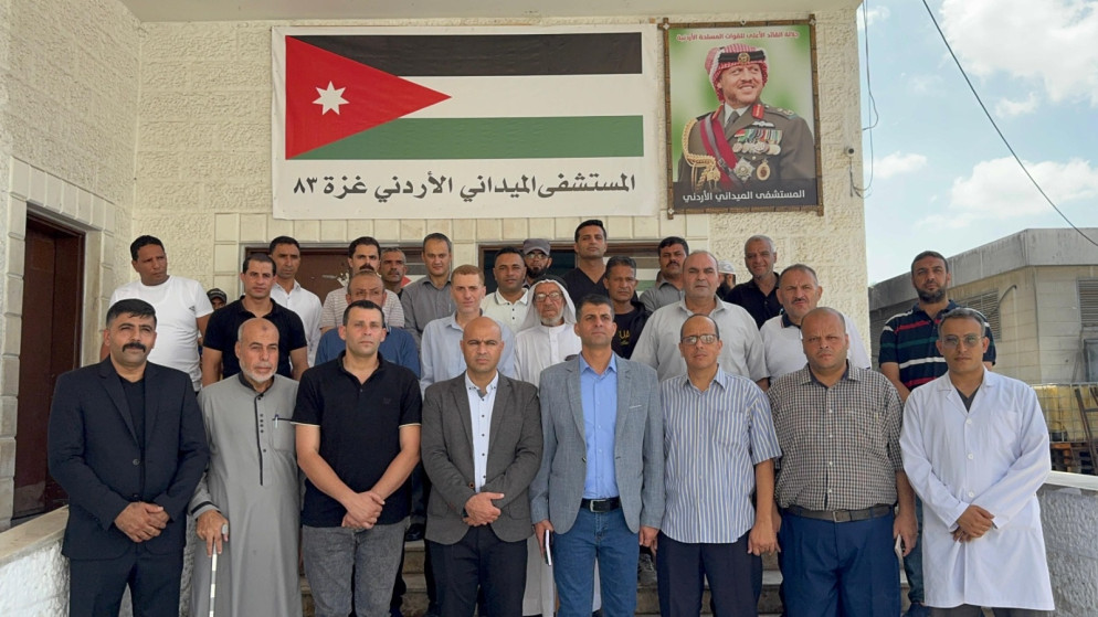 طواقم المستشفى الميداني الأردني غزة/83 تباشر أعمالها