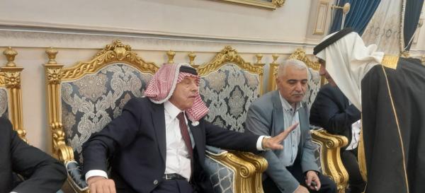 الشيخ عمر ياسين صلاح يستقبل العين توفيق كريشان