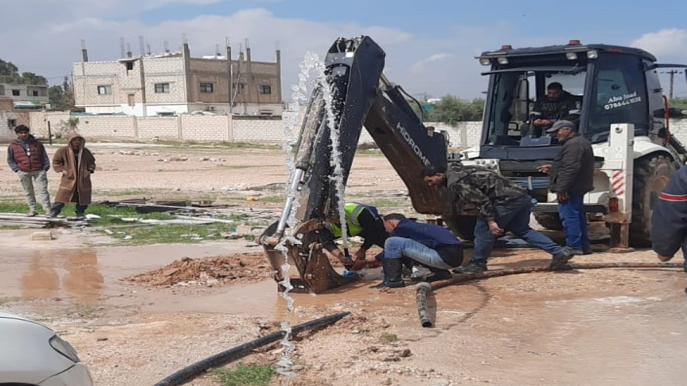 المياه: تواصل حملاتها لضبط اعتداءات المياه في الزرقاء 