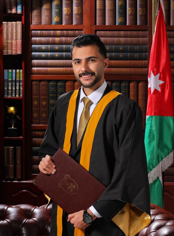 عبدالله الزعبي  ..  مبارك بكالوريوس الأمن السيبراني من الأردنية