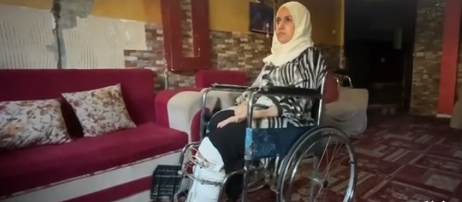 حنين تبحث عن حياة بعدما فقدت بناتها وساقها