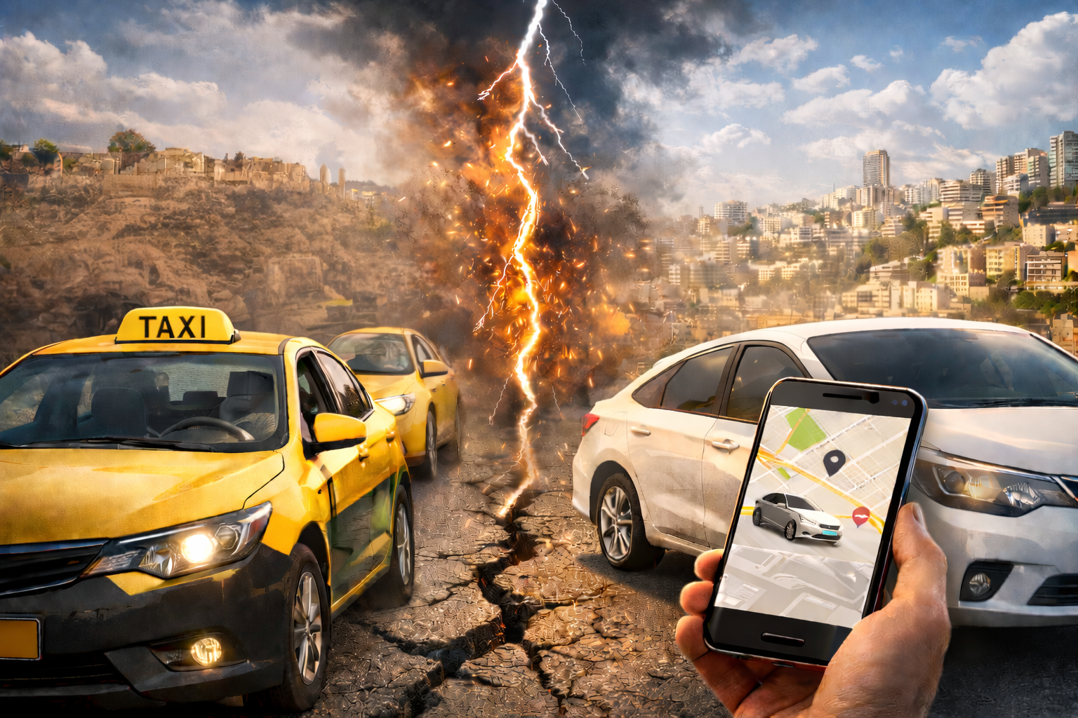 صراع التكسي والتطبيقات في الأردن… رزق واحد ونظامان وقواعد غير متكافئة