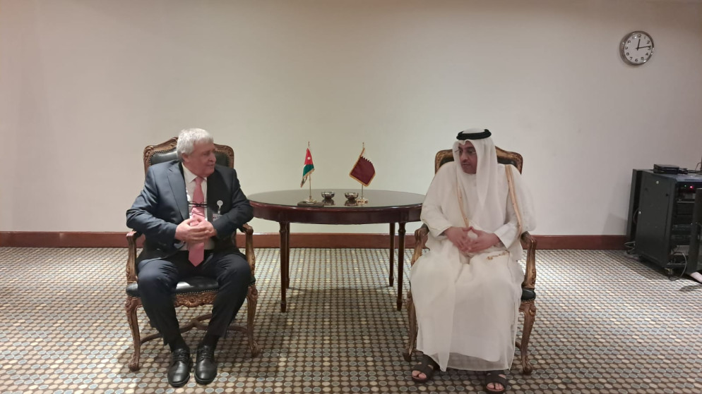 القطامين ونظيره القطري يبحثان سبل تطوير وتنظيم سوق العمل