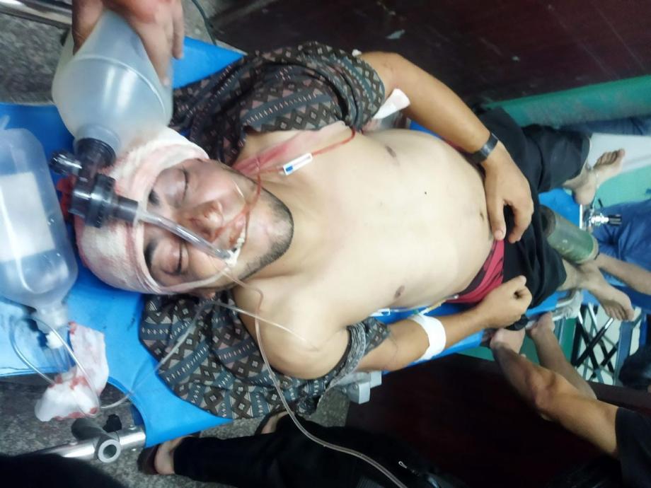 الجريح ديب ..  معاناة مع الألم وفقدان العلاج 