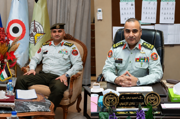 بني مصطفى يهنئ العميد مروان الزعبي والعقيد سهيل الزعبي