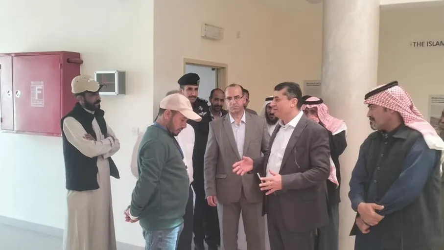 العوايشة يتفقد الواقع الصحي والتعليمي في وادي عربة ويؤكد التزام المحافظة بتلبية احتياجات المواطنين 