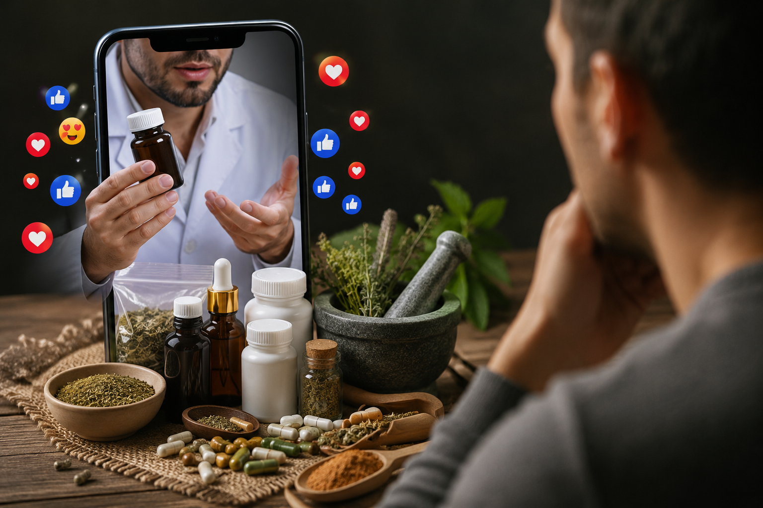 “خبير أعشاب” و”دكتور تغذية” ..  مطالبات بضبط “سوق الوهم الصحي” على مواقع التواصل