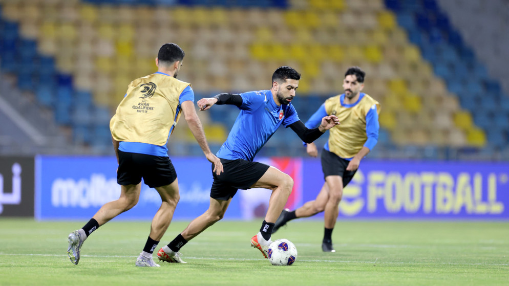 النشامى يختتم مشوار التصفيات االيوم  ..  وينهي تحضيراته لمواجهة العراق