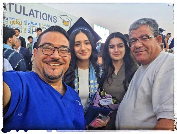 قبول هالة ابراهيم قديسات في طب الأردنية  ..  الف مبارك