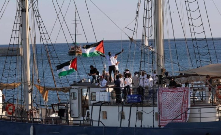 مشاركون في “أسطول الصمود”: تَحرُّكنا ليس رمزياً بل لفتح ممر بحري إلى غزة