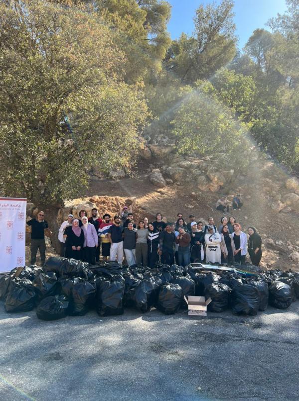مبادرة جوّالة الطبيعة تنظف غابة أبو السوس